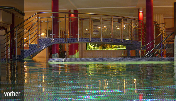Innenpool vorher