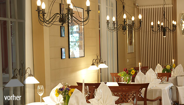 Restaurant vorher